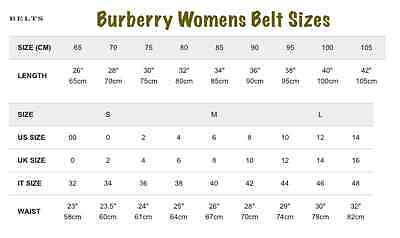 burberry belt buckle ebay|Burberry belt size chart.